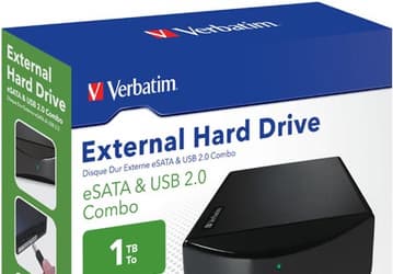 Высокоскоростные внешние HDD Verbatim оснащены интерфейсам eSATA и USB 